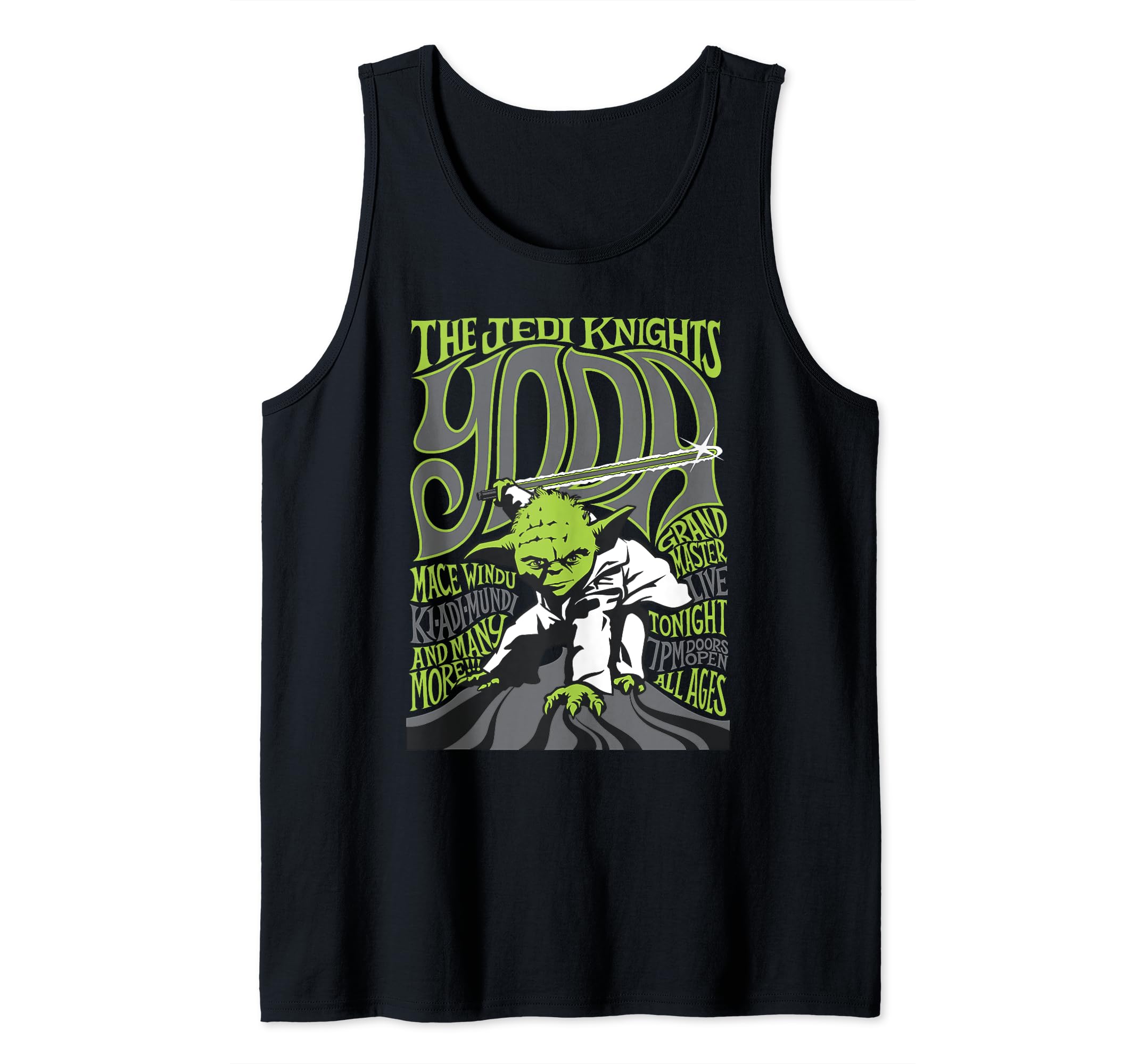Star Wars Yoda And Jedi Knights Tonight C1 Tank Top