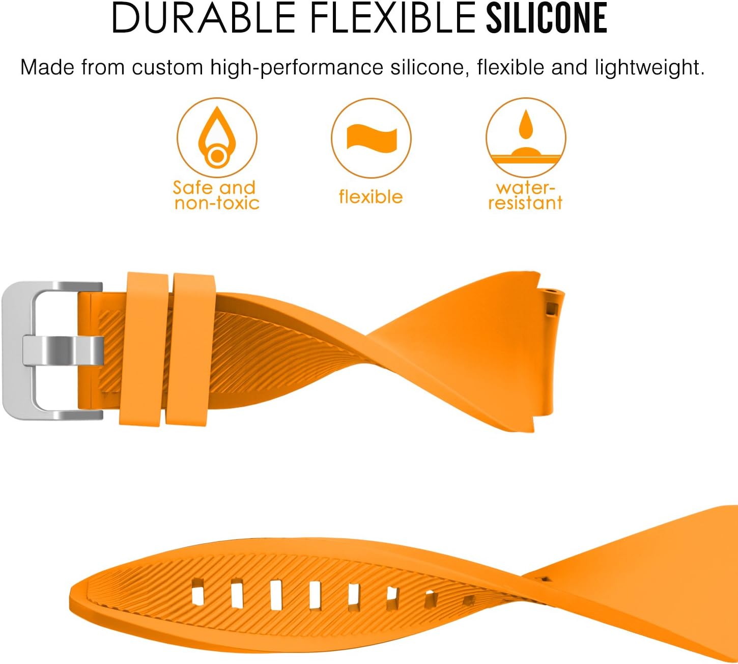 MoKo Strap Compatible with Samsung Galaxy Watch 3 45mm/Galaxy Watch 46mm/Gear S3 Frontier/Classic - Image 3