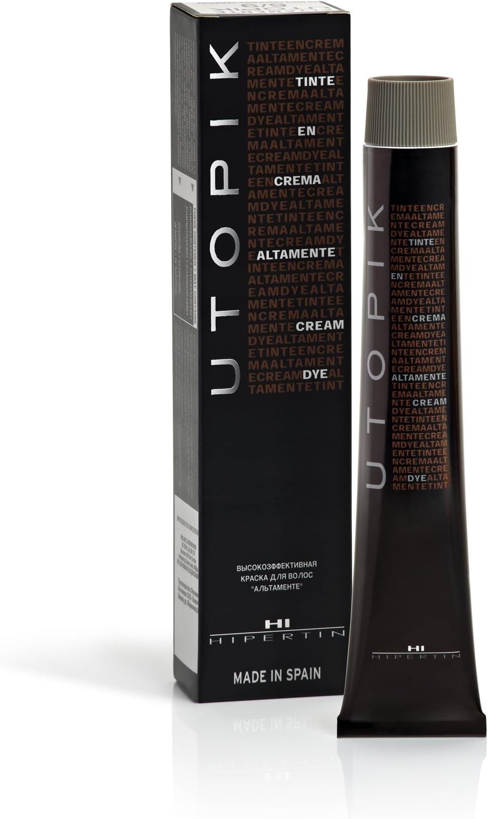 Hipertin Utopik Tinte En Crema Altamente - Permanent Cream Hair Color - 2.03 Fl. Oz. Tubes of Hair Color - Shade Selection: 6/62 - Red Irised Dark Blonde