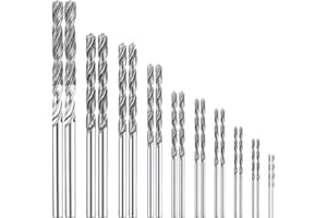 Honoson 20 Pieces Diamond Drill Bits Set for Stone Twist Tip Drill Bit Heavy Duty Micro Set for Glass Tile Jewelry 0. 8 mm 1. 0 mm 1. 2 mm 1. 5 mm 1. 8 mm 2. 0 mm 2. 5 mm 3. 0 mm 3. 5 mm 4. 0 mm