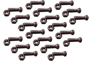 DIGGER SUPPLY 19 - Plow Bolt & Nut for Blades/Cutting Edge, 5/8-11x 2 - Grade 8, Dome Head