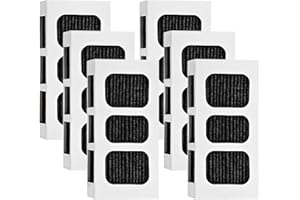 LANGSUM 6 PACK Refrigerator Air Filter Replacement for Paultra2, Compatible with Frigidaire Pureair Ultra 2, Pure Air Ultra 2, Pureair Ultra II, Electrolux 242047805, 5303918847, EAP12364179