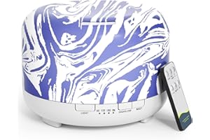 YIKUBEE Diffuser, 500ML Essential Oil Diffuser, Humidifiers for Bedroom Baby, Diffusers for Home, Aromatherapy Diffuser, Humidifier with Remote Control, Diffusers for Essential Oils