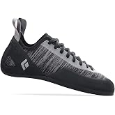 BLACK DIAMOND Men's Momentum Lace or Strap Rock Climbing Shoes, Gym/Outdoor | Engineered Knit upper, sticky rubber for edging and smearing, neutral last for gym, bouldering, sport routes, and crag days
