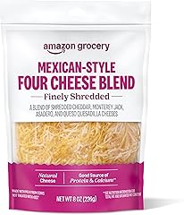 Amazon Grocery, Mexican-Style Four Cheese Blend, 8 Oz