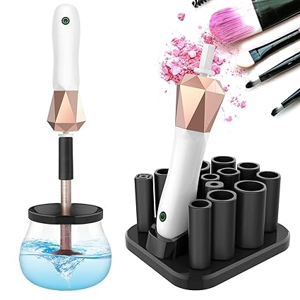 Senbowe Limpiador de brochas de maquillaje y secadora con USB