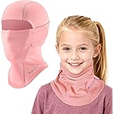 ICOCOPRO Kids Balaclava, Unisex Ski Mask Kids, Neck Warmer Gaiter Fleece Windproof Cycling Balaclava for Boys and Girls