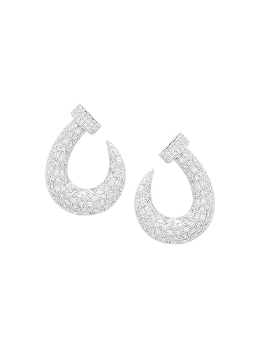 Women's Brass Nailed Earring (Multicolour)