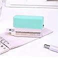 Mini Binding Machine, 6 Hole Manual Binding Machine,Cinch Book Binding Machine for A4 30 Holes B5 26 Holes A5 20 Holes.Easy to Add or Remove Papers