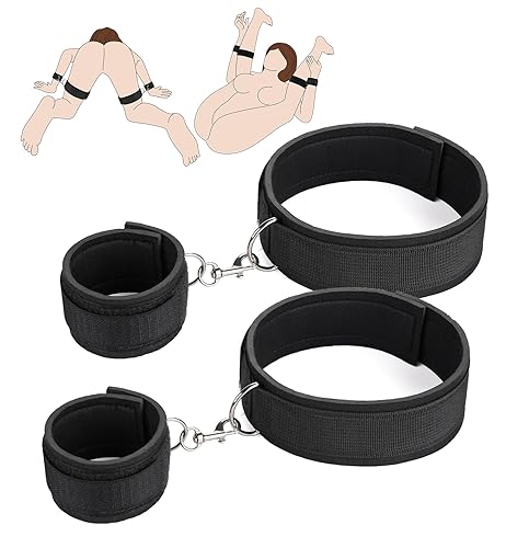 Bondage Restraints Wrist & Thigh Cuffs BDSM Kit, Sex Toys for Couples with  Adjustable Leg Straps Handcuffs Adult Toys in Dubai - UAE | Whizz Restraints