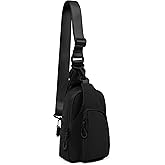 ODODOS Daily Sling Bag with Adjustable Straps Crossbody Chest Bag Lightweight Small Backpack for Casual Traveling Hiking