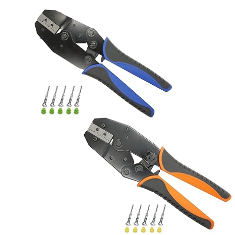 Crimpzangen Set Superseal Kontakte 0,35/0,50 ² 1,50² 0,75² u. 1,00² Presszange