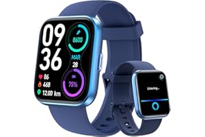 aeac Smart Watch, 2024 Newest Fitness Watch for Men Women, Alexa Built-in & Stable Bluetooth Call, with Heart Rate/SpO2/Sleep Monitor, 100 Sports, IP68 Waterproof Smartwatches for iOS Android