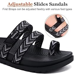 KuaiLu Womens Slides Sandals with Plantar Fasciitis