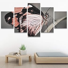 SIGNWIN 5 Panel Canvas Wall Art Modern Art...