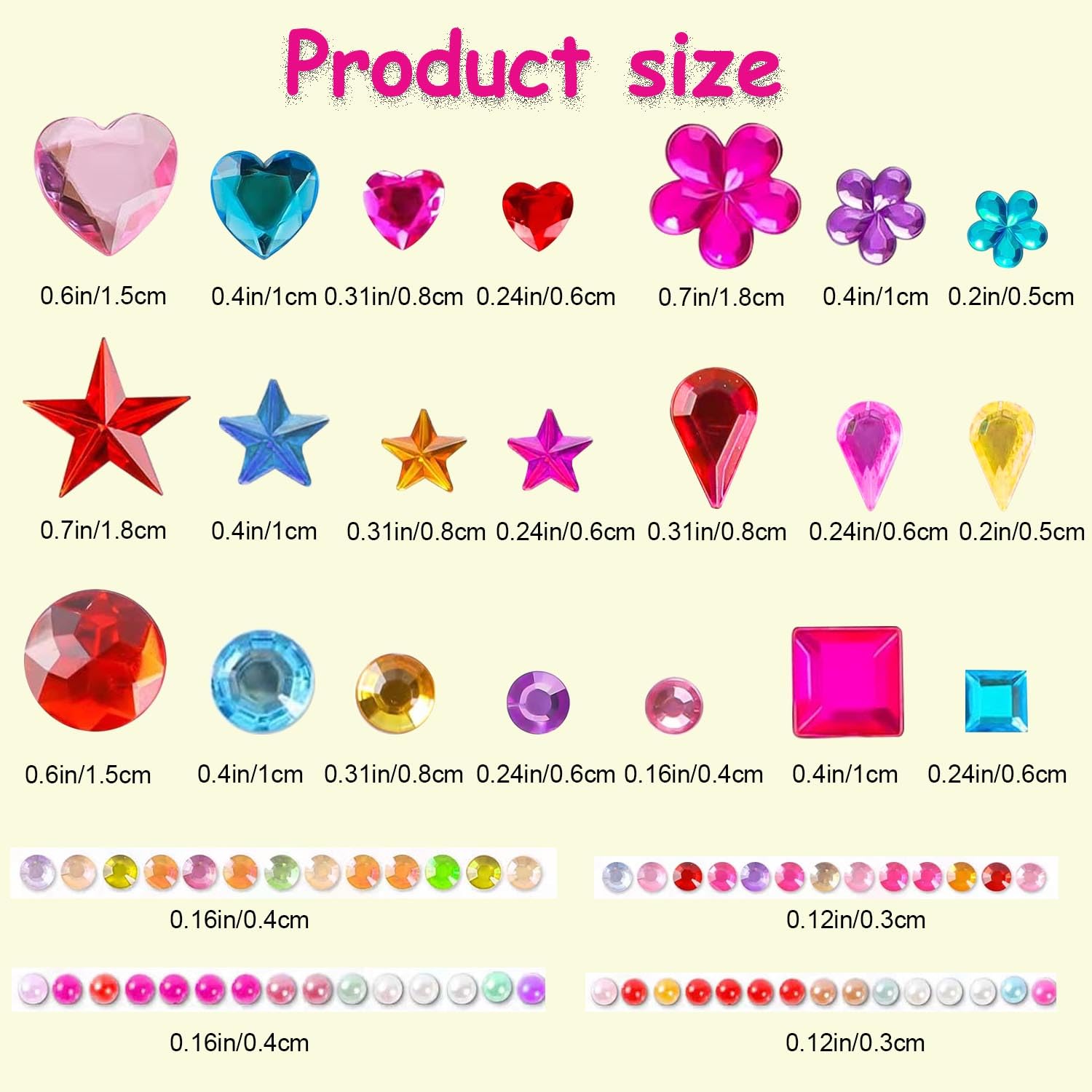 3228pcs Gems Stickers, Self Adhesive Rhinestone Jewel Stickers, Acrylic Gems DIY Craft Decorative Diamond Stickers, Assorted Shapes Jewels Rhinestones Sticker, Gem Sticker Crafts for Kids