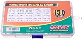 HUAREW 150pcs 5x20mm Fast Blow Glass Fuses 250V Assortment Kit 0.2A-20A view 3