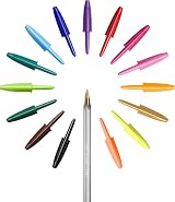 BIC Crystal Multicolour Pen Bag Pack Of 10 Multicoloured 0.6 mm 10 Colours view 4