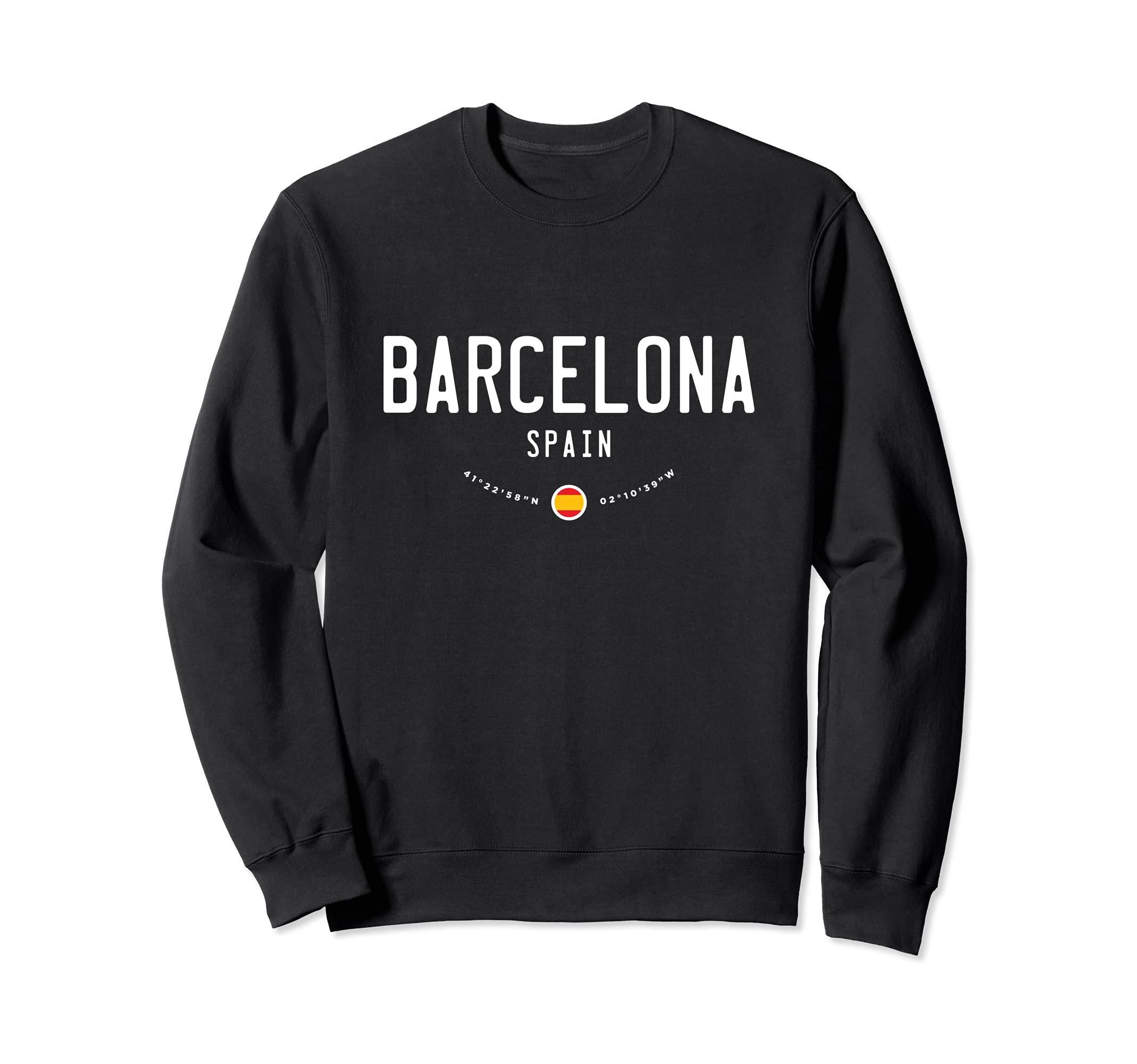 Barcelona Spain Flag Sweatshirt