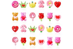 TOANWOD 24 PCS Valentines Day Gifts Mochi Squishy Toy: Valentine Goodie Bag Stuffers Party Favors for Kids - Gifts for Kids Classroom School Heart Squishy Toys - Valentine Exchange Pack Treats Novelty