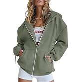 PRETTYGARDEN Women's 2026 Zip Up Y2K Hoodies Casual Long Sleeve Sweatshirts Fall Spring Track Jackets with Pockets