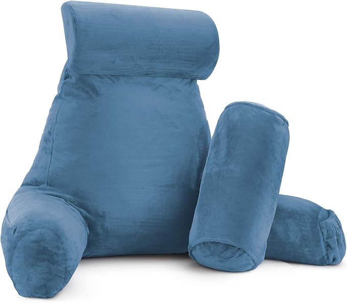 New & Improved Reading Pillow, Large Bed Rest Pillow with