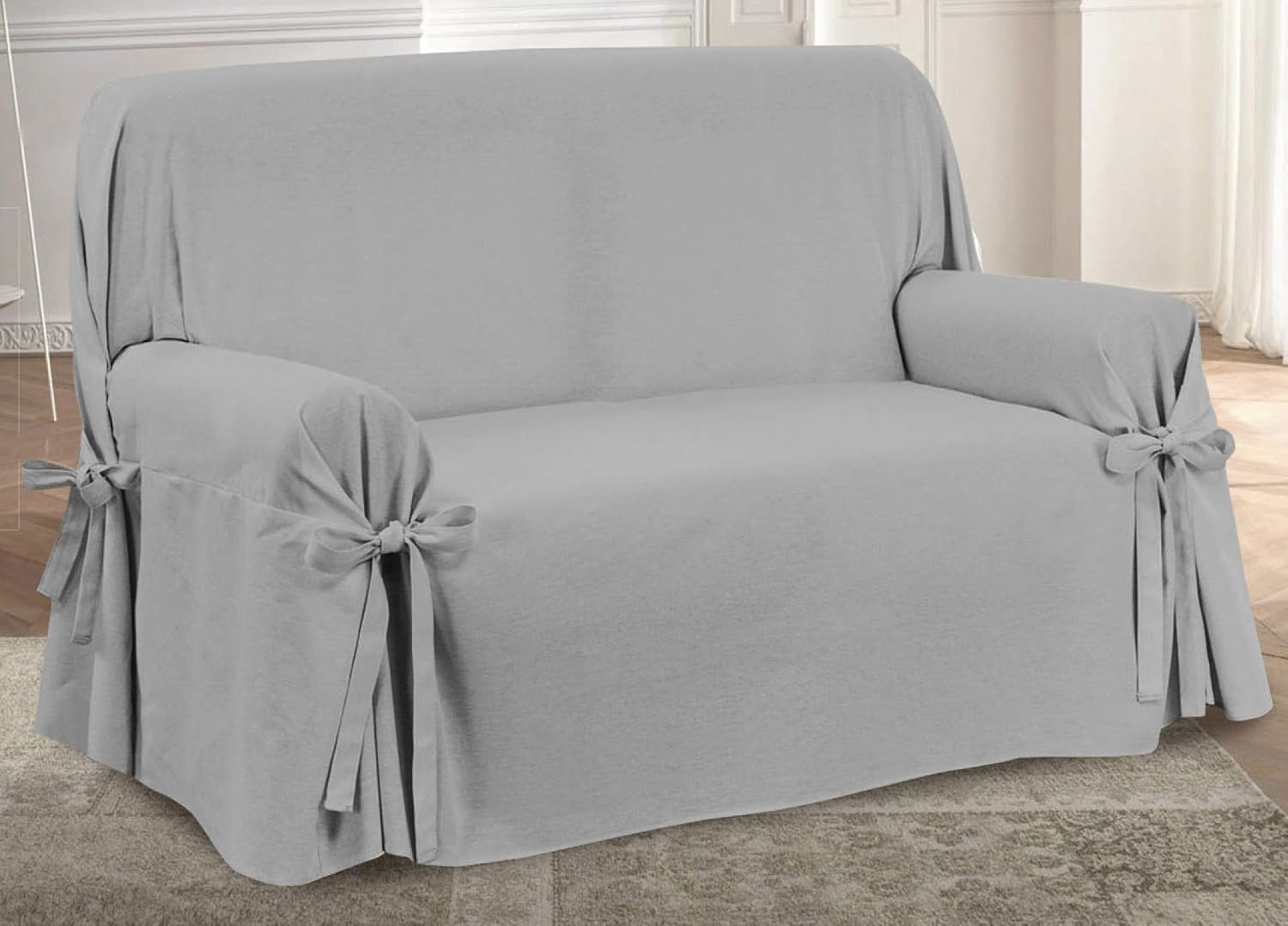 HomeLife Cotton Sofa Cover for Armchairs Made in Italy Settee and Love seat Protector From