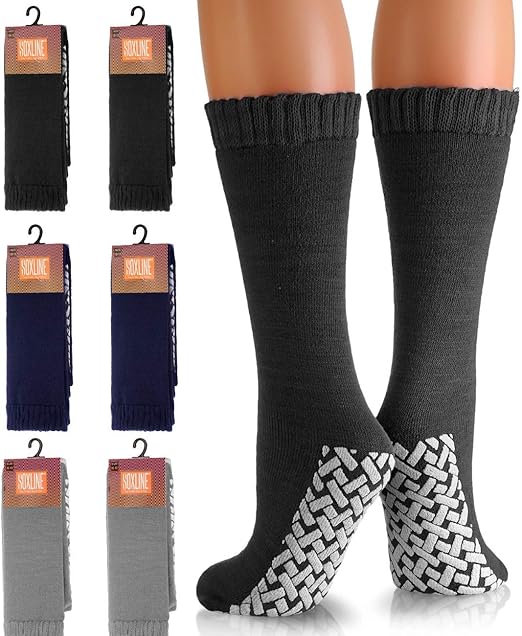 Hospital Socks NonSkid No Slip Tube Sock for Women and
