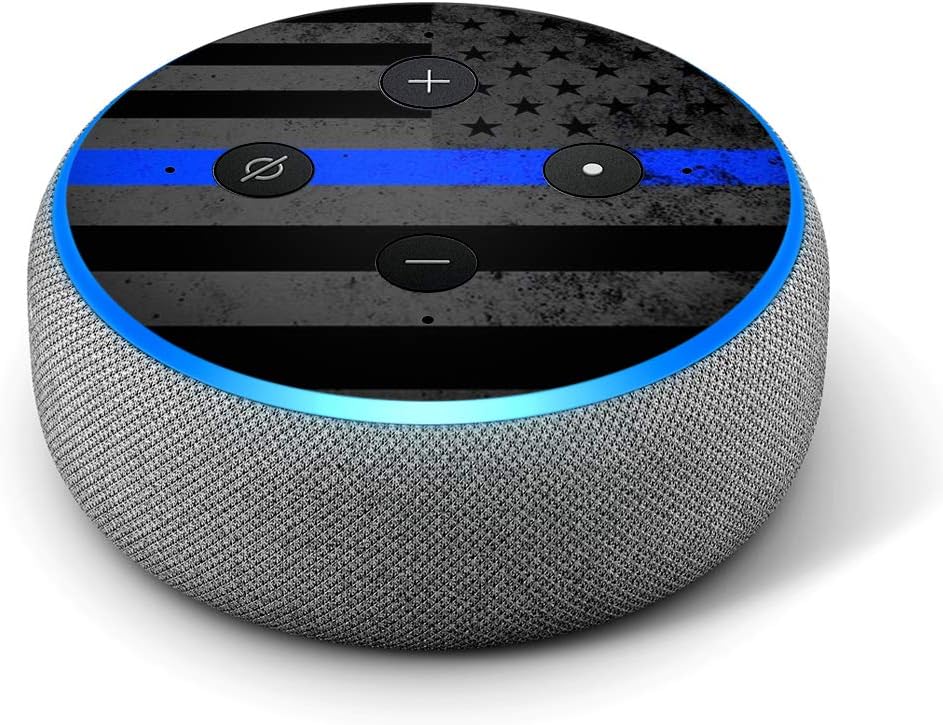 Thin Blue Line Distressed Vinyl Decal Skin Compatible With Echo Dot 3rd Generation Alexa Decorations For Your Smart Home Speakers Great Accessories Gift For Mom Dad Birthday Kids Skins Thin Blue Line Distressed Vinyl Decal Skin Compatible With Echo Dot 3rd Generation Alexa Decorations For Your Smart Home Speakers Great Accessories Gift For Mom Dad Birthday Kids Skins