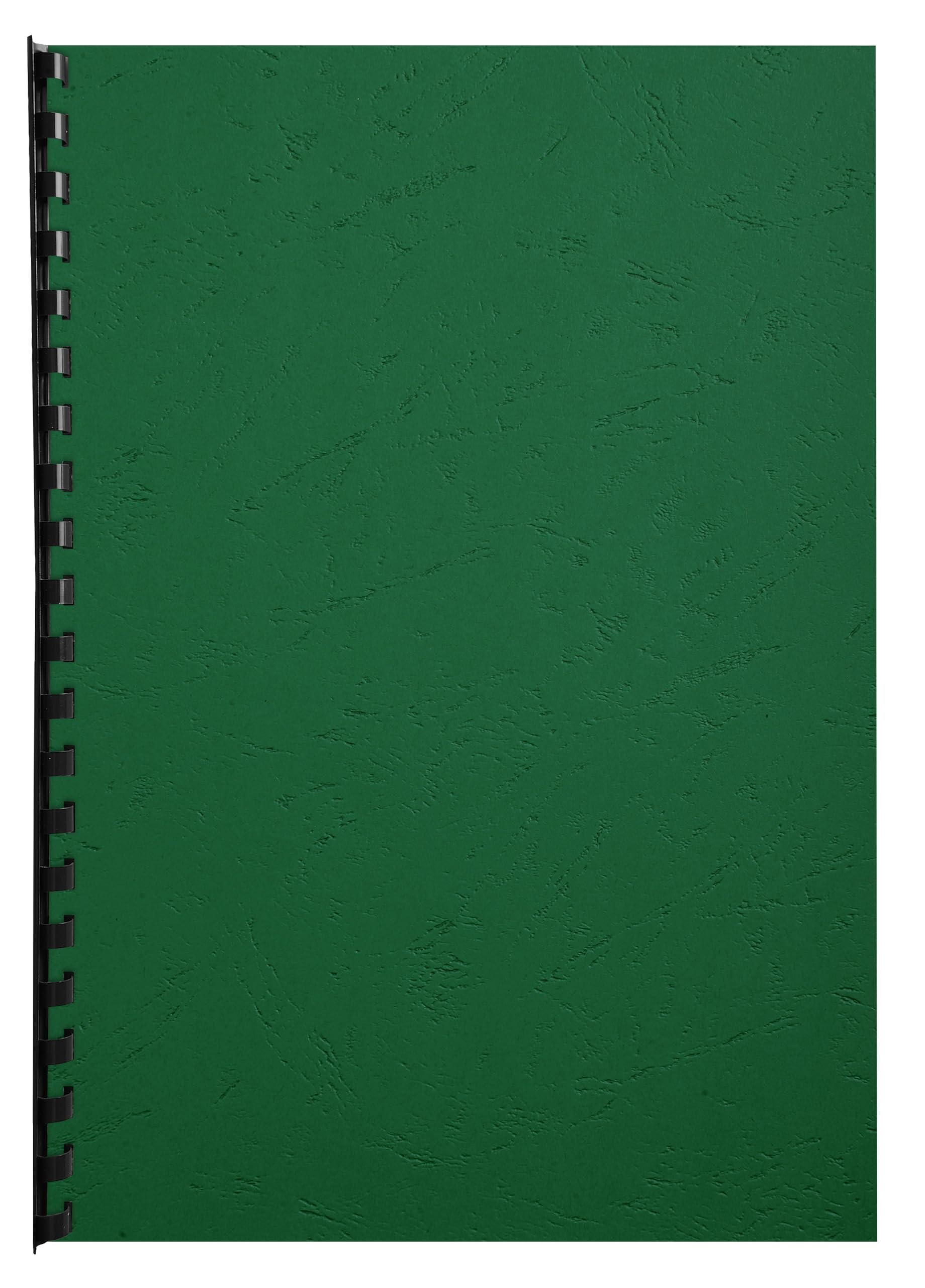 Exacompta - Ref 2798C - Forever Collection - Recycled Rigid Presentation Covers - A4 (210 x 297mm), Leather Grain Effect, 270gsm Rigid Card - Dark Green (Pack of 100)