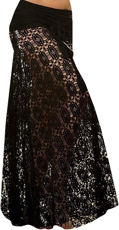 lace maxi cover up
