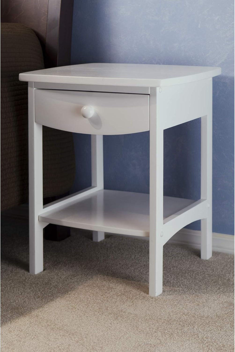 Winsome Wood Claire Accent Table, White: Furniture & Decor
