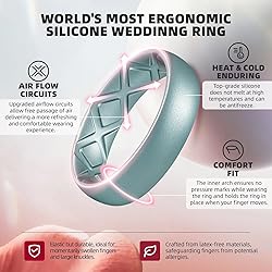 Egnaro Women’s Silicone Engagement Rings, Inner