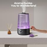 Homvana Humidifier 3.6L Cool Mist 360° Rotating Quiet 16dB Night Light view 7