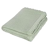 Pinuotu Knit Baby Blanket, 100% Cotton Baby