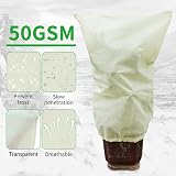 Muzhira 4pcs Plant Frost Protection Fleece Jacket 60x80cm 50g/m² view 3