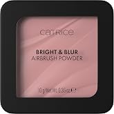Catrice Bright &amp; Blur Airbrush Pressed Powder (010 | Pink Luminance) | Lightweight, Blurring Pressed Powder, Controls Shine; Fragrance Free, Talc Free, Vegan &amp; Cruelty Free, 0.35 oz