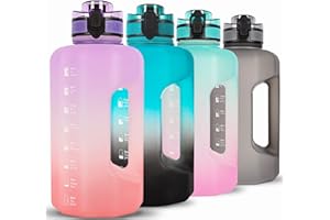 Half Gallon Water Bottle 73oz BPA Free Leak Proof Large Drinks Kettle for Sport Outdoor