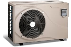 ECOPOOLTECH Pool Heaters for Inground Pools, Max 38864BTU/hr, Up to 10000 gallons Electric Pool Heater for Above Ground Pool Swimming Pool Heat Pumps, 208V~230V/60Hz, Inverter Technology