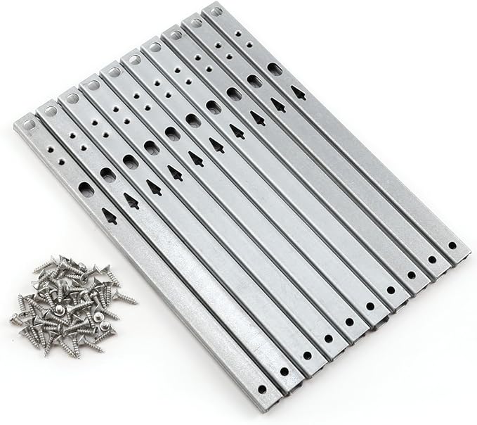 Tiefe 17 mm breit Silber Schubladenschienen mit Kugellager