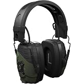 ISOtunes Sport Defy Bluetooth Shooting Ear Protection, Shooting Earmuffs | Noise-isolating over-ear design, foam cushions, adjustable headband, Bluetooth electronic ear protection
