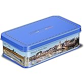 Straight from France Genuinely French Salted Butter Caramels in Gift Tin | Gourmet sea salt caramels from Brittany, 25 individually wrapped pieces, Brittany themed French candy gift tin, 7oz