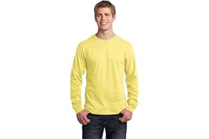 Port & Company Men's Long Sleeve 54 oz 100% Cotton T Shirt