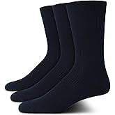 Calvin Klein Mens Dress Socks - 3 Pack Breathable Cotton Blend Patterned Crew Socks for Work, Business, and Formal Wear
