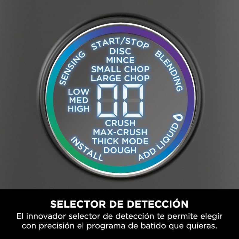 Detect Power Pro, Batidora y Procesador de Alimentos, Negro