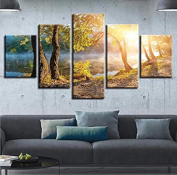 Amazon Com Sdefw Canvas Wall Art Painting Home Decor Modern