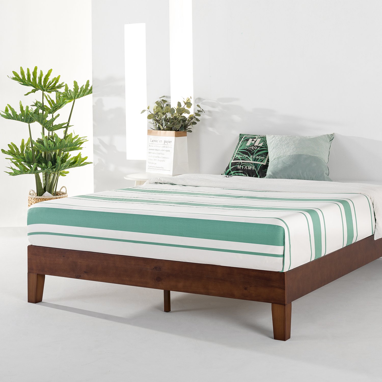 Best brown full size bed frame