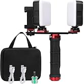 Dental Photography Aid, Oral Cell Phone Camera Fill Light Brightness Led Video Light Studio Lighting Kit for Home, Clinic, Hospital