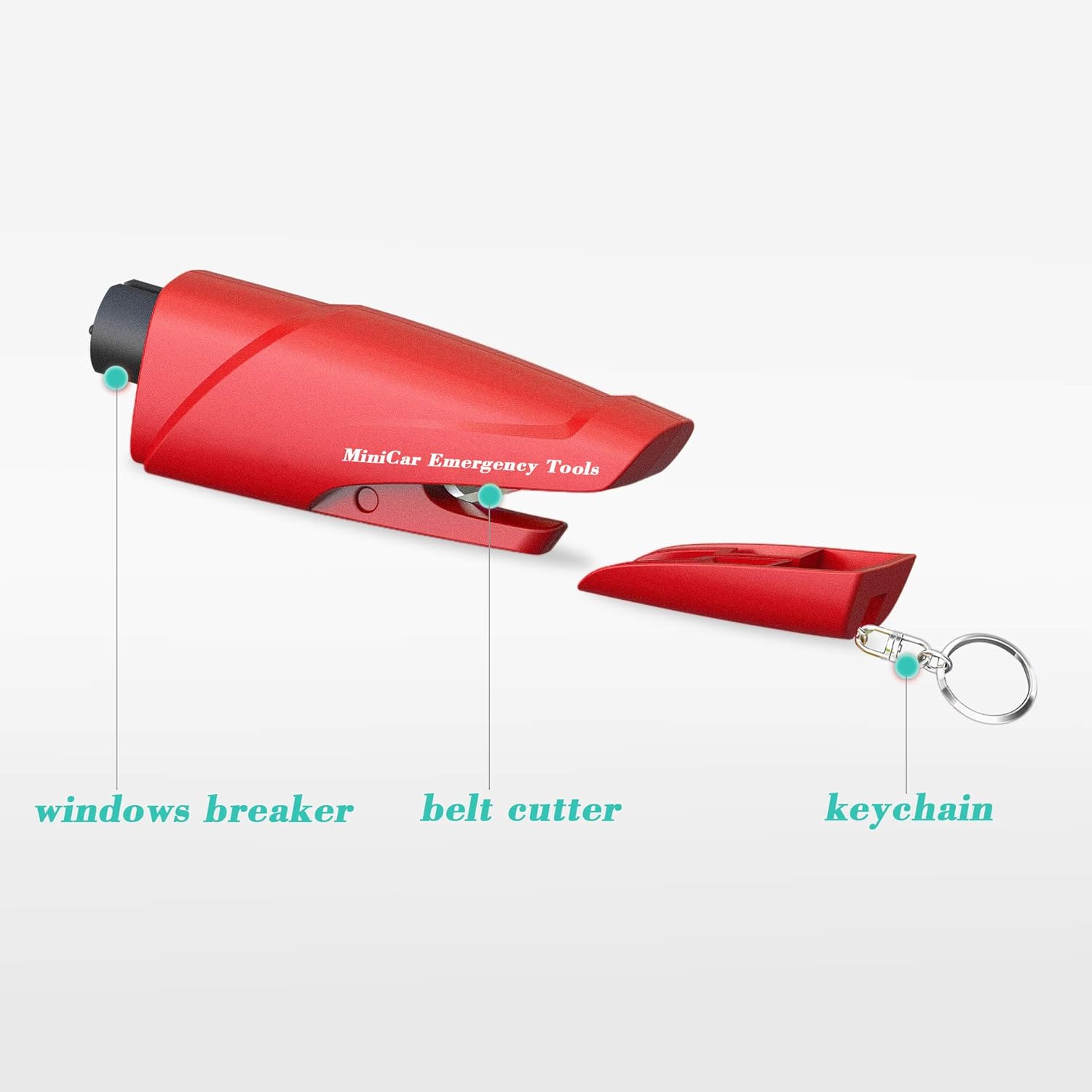 Taglierino Emergenza Auto 2 In 1 - Rompivetro E Taglia Cinture Di Sicurezza - Foto 7