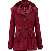 wantdo Women's Winter Thicken Jacket Cotton Coat with Removable Hood